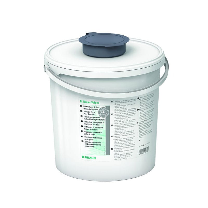 B.Braun Refillable Fleece Wipe Dispenser Dispenser Bucket