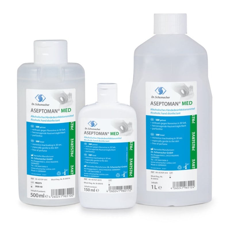 Aseptoman med 150 ml pocket bottle