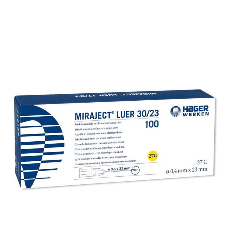Miraject Luer Cannulas 0.4 x 23 mm