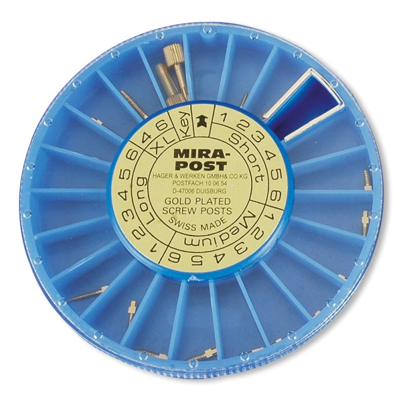 Mira-Post Anchor Gold, Set of 60