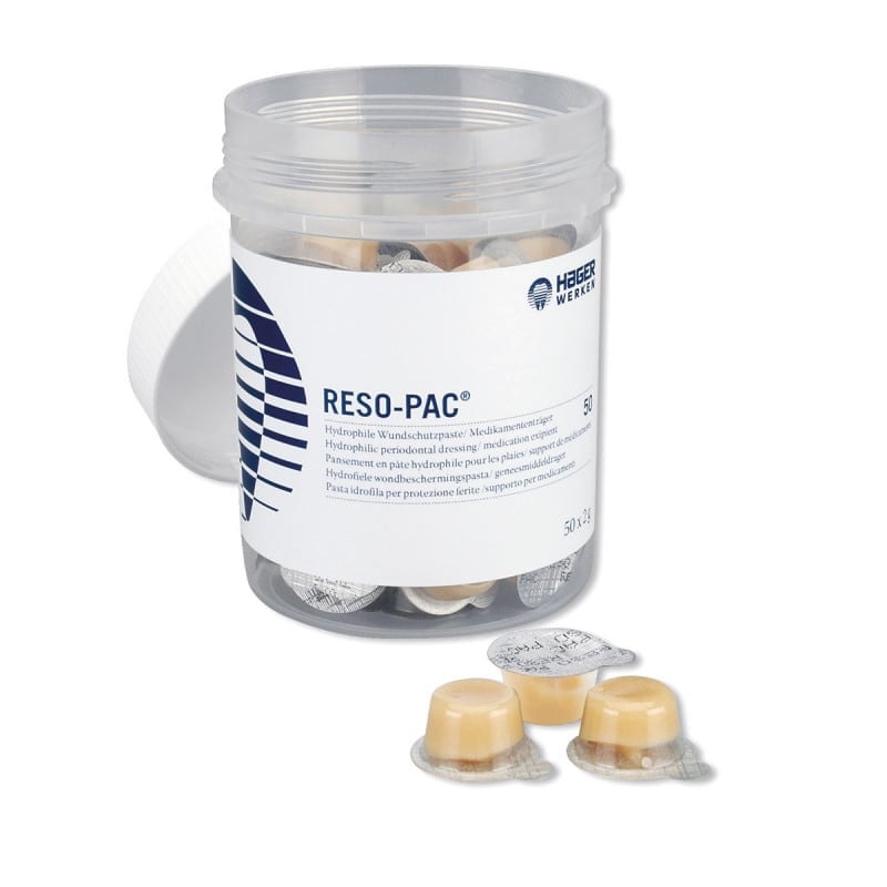 Reso-Pac Periodontal Dressing 50 portioned packs with 2 g each