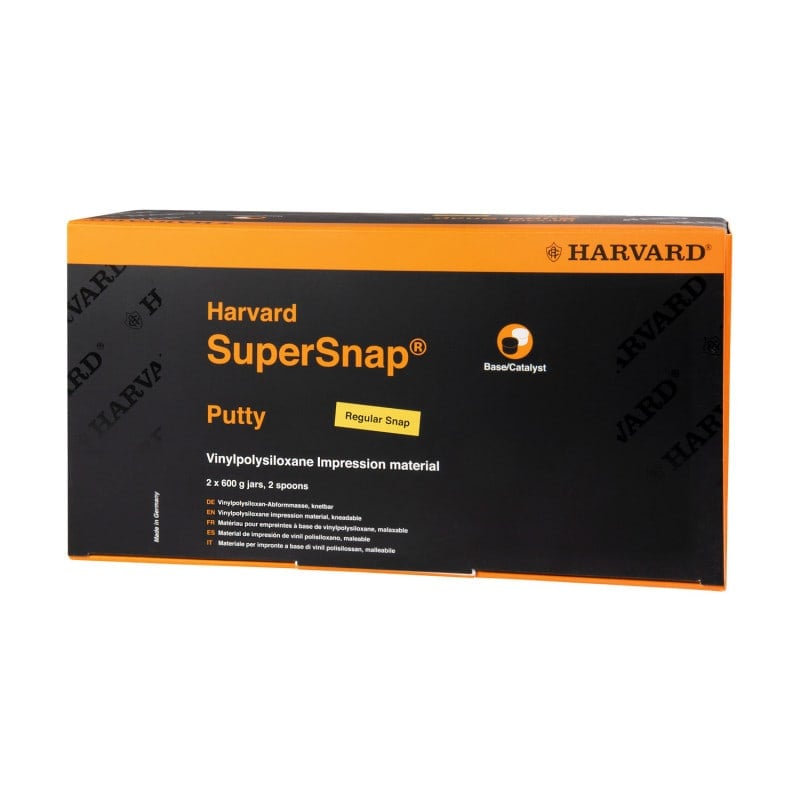 Harvard SuperSnap® Regular Snap Putty, black, can