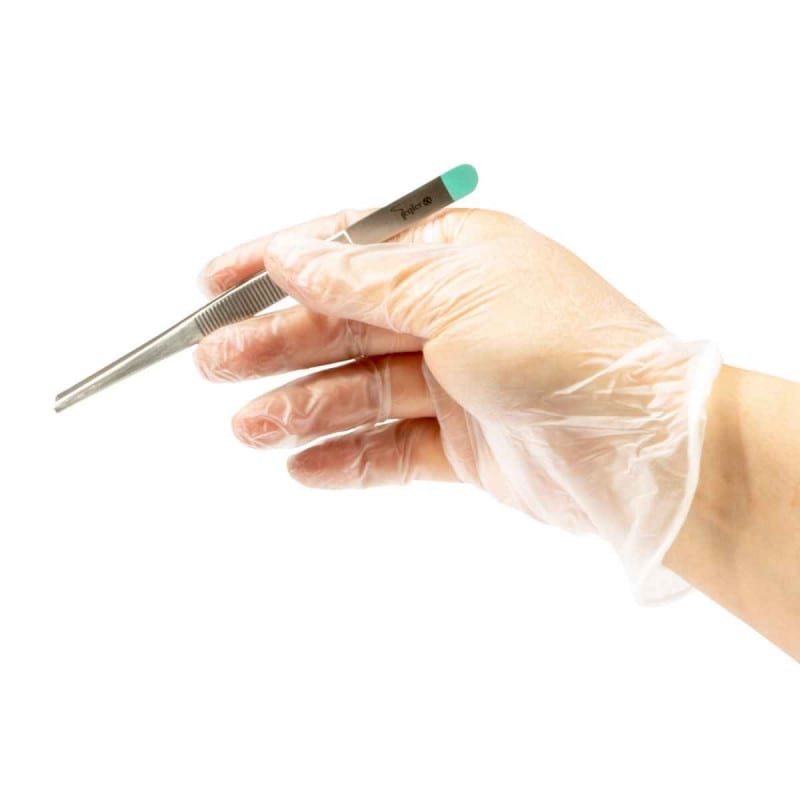 Teqler Vinyl Examination Gloves, Powder-free Size S