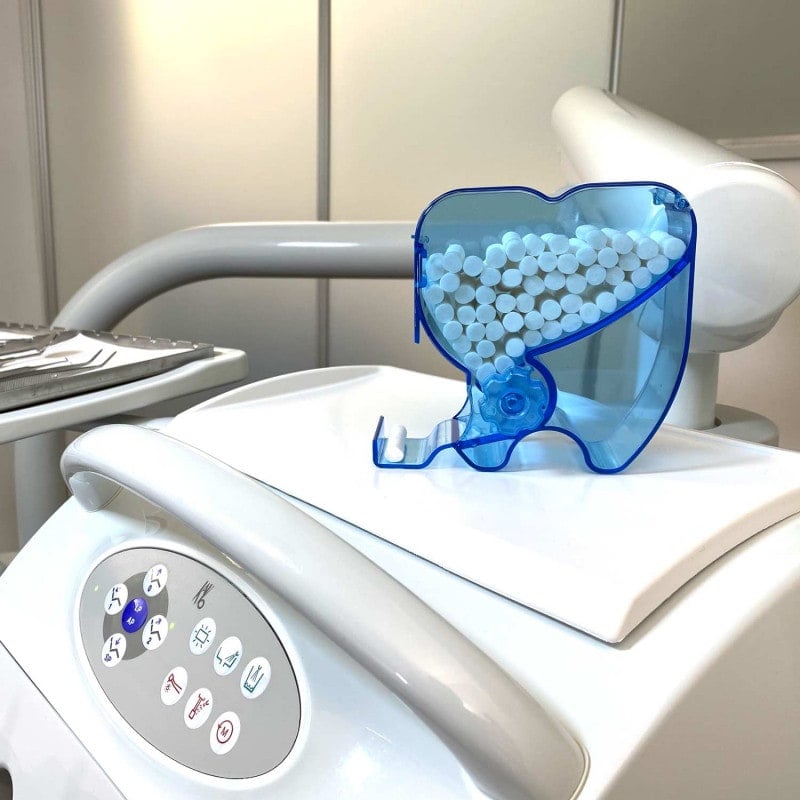 Tooth-Shaped Cotton Roll Dispenser