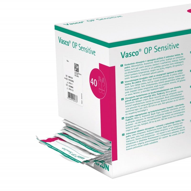 Vasco OP Sensitive Powder-Free Surgical Gloves 8.5