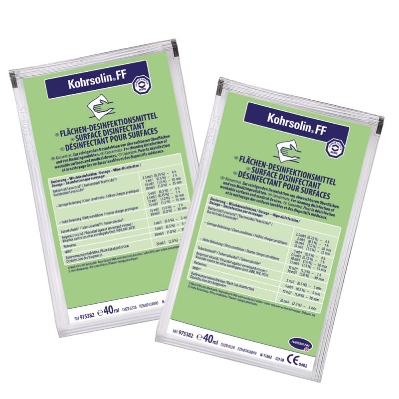 Kohrsolin® FF Disinfecting Cleaner 40 ml bags