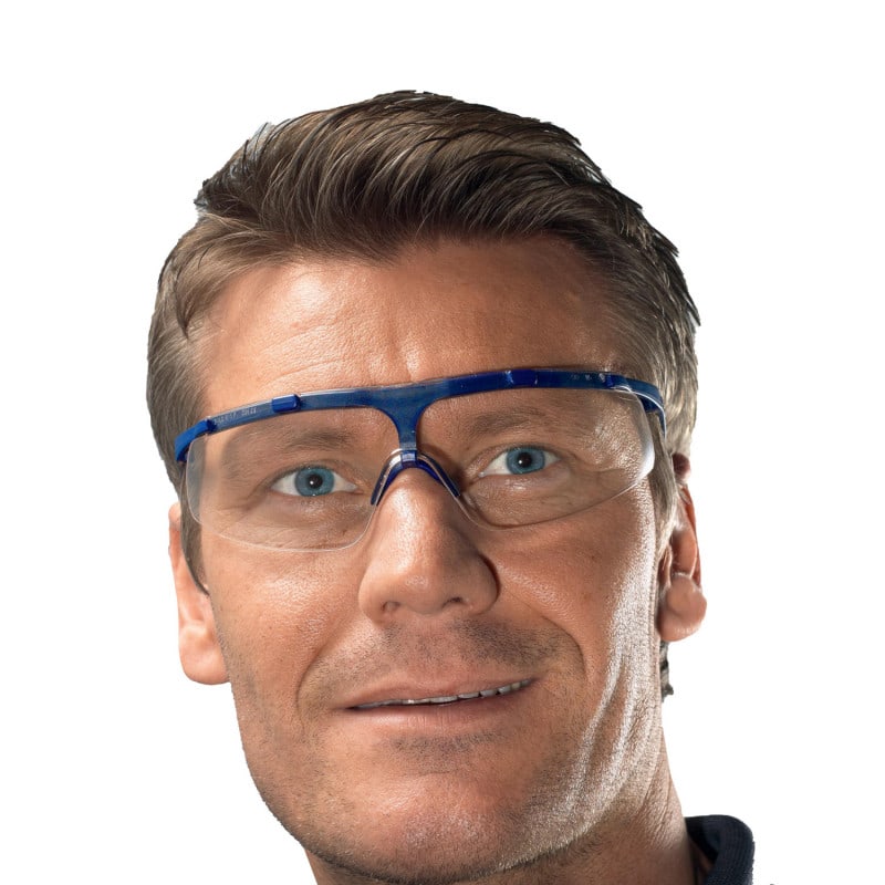 Uvex Super Fit Safety Glasses dunkelblau