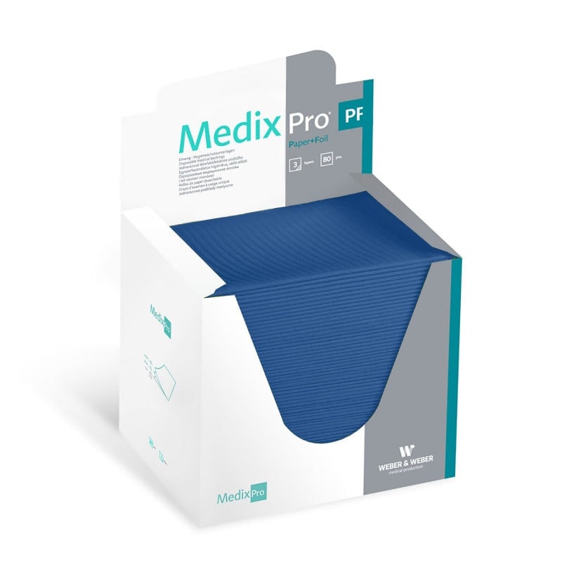 MedixPro Protective Underlays, 33 x 48 cm dark blue