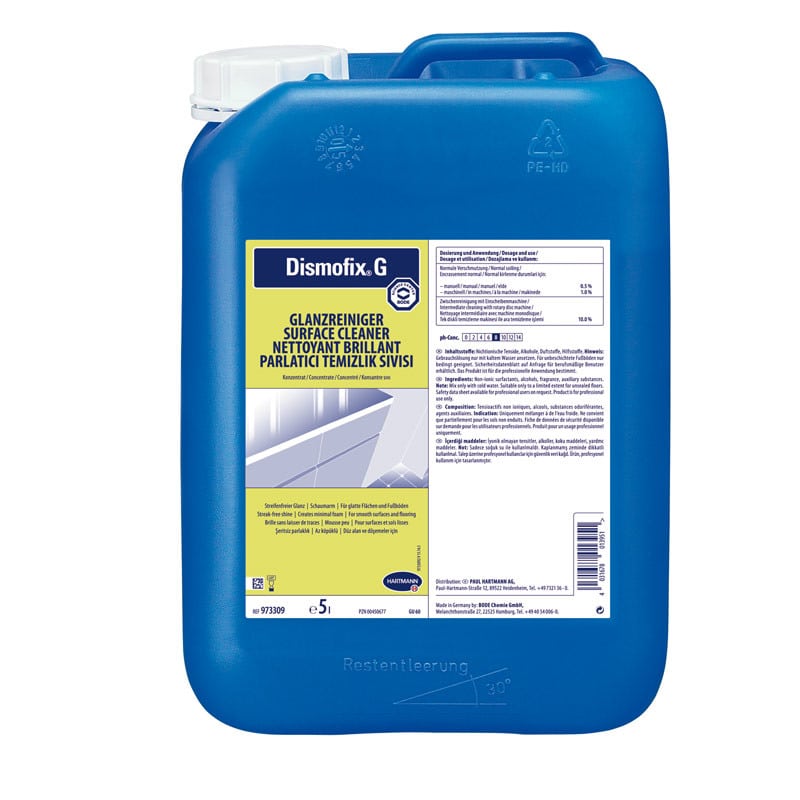 Dismofix® G Surface Cleaner 5 Litre Canister
