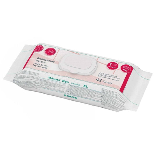Meliseptol® Wipes sensitive, Dispenser Pack 42 XL wipes