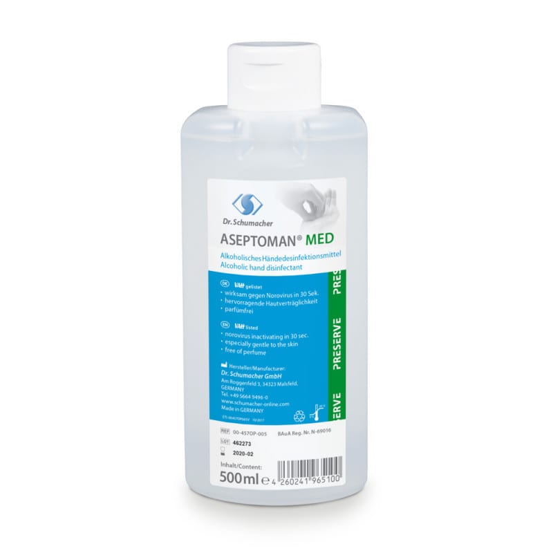Aseptoman med 500 ml dispenser bottle