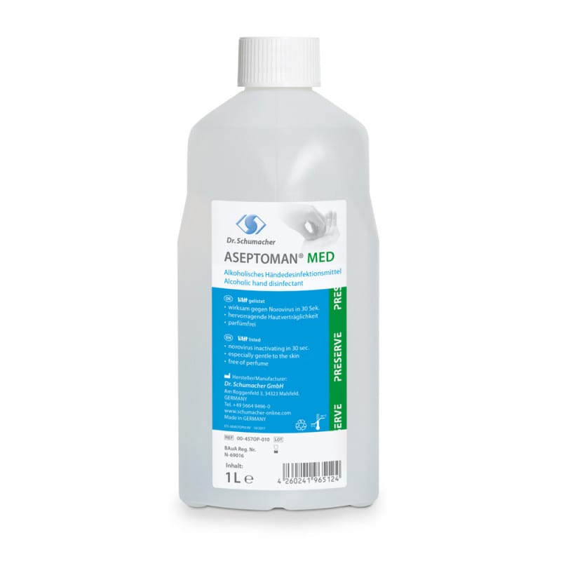 Aseptoman med 1 L dispenser bottle