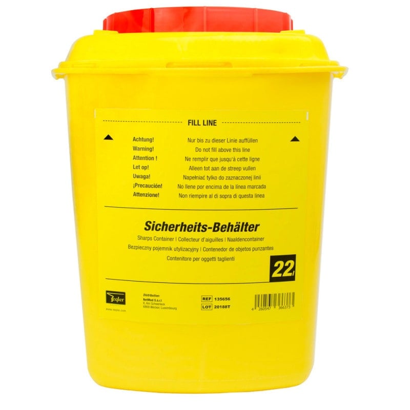 Teqler Sharps Container 22 L