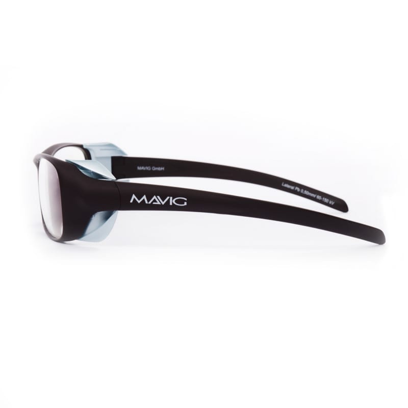MAVIG X-Ray Protective Glasses BR126 L | Pb 0.75 mm | cocoa / light blue