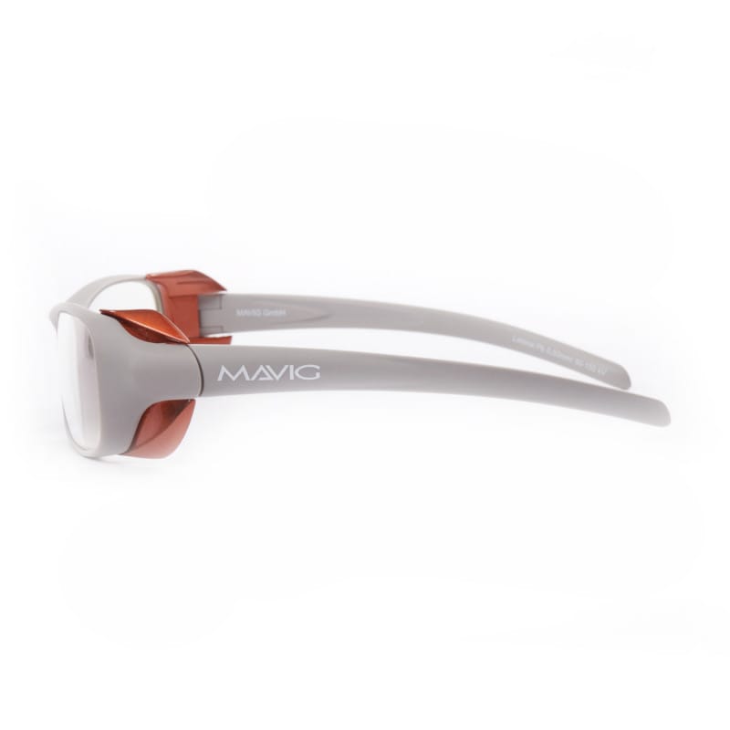 MAVIG X-Ray Protective Glasses BR126 S/M | Pb 0.50 mm | silver bronze / orange