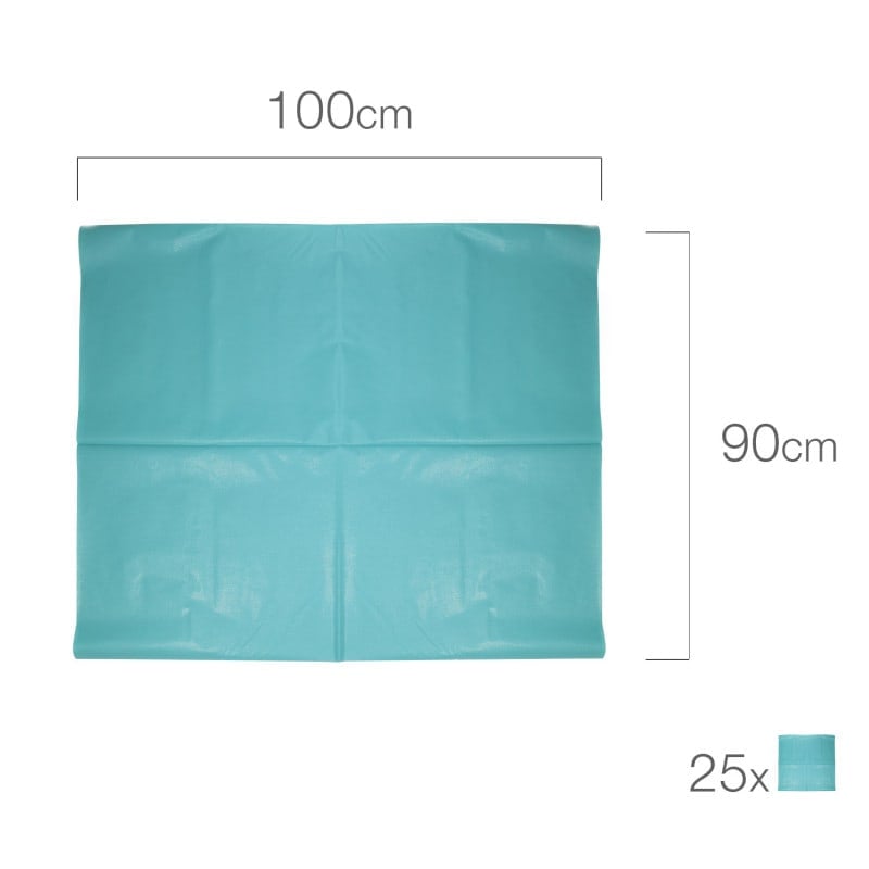 Foliodrape Protect Surgical Drapes, Self-Adhesive 90 x 100cm (25 drapes)