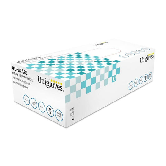 UNICARE Soft nitrile gloves, powder-free L