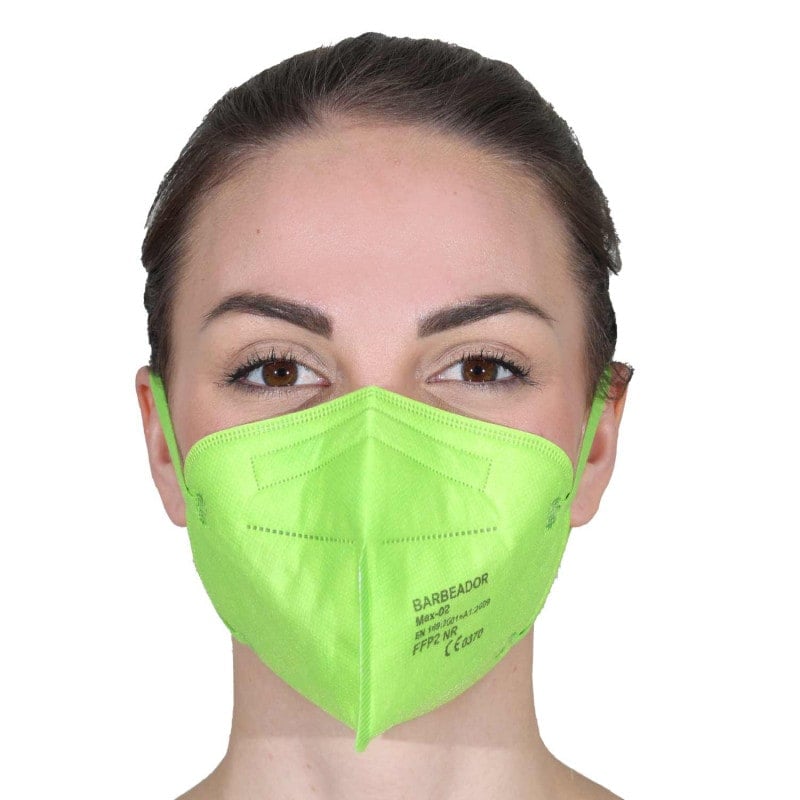 Coloured FFP2 Mask lime