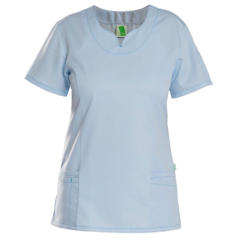 Women's TENCEL™ Scrub Top light blue | XS