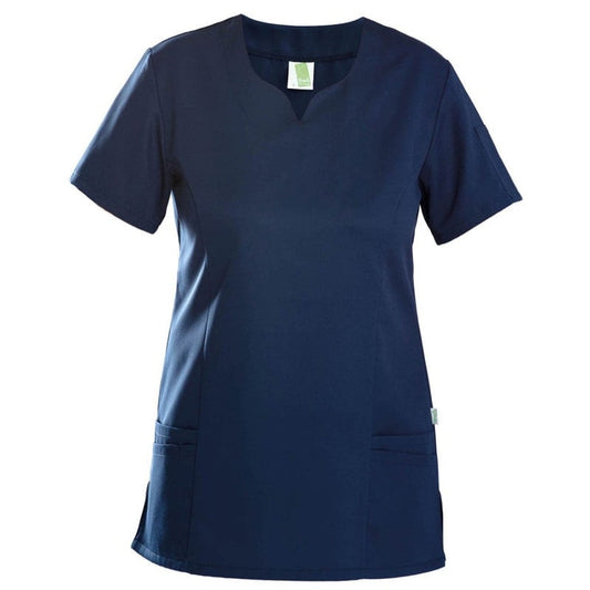 Women's TENCEL™ Scrub Top navy blue | XS