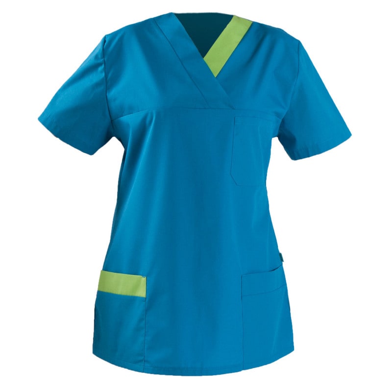 Women's Lightweight Scrub Top lagoon/kiwi | XS