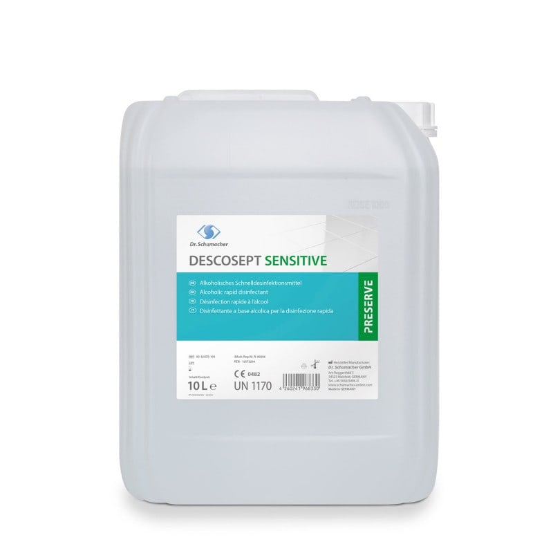 Descosept Sensitive Rapid Disinfectant 10 Litre Canister