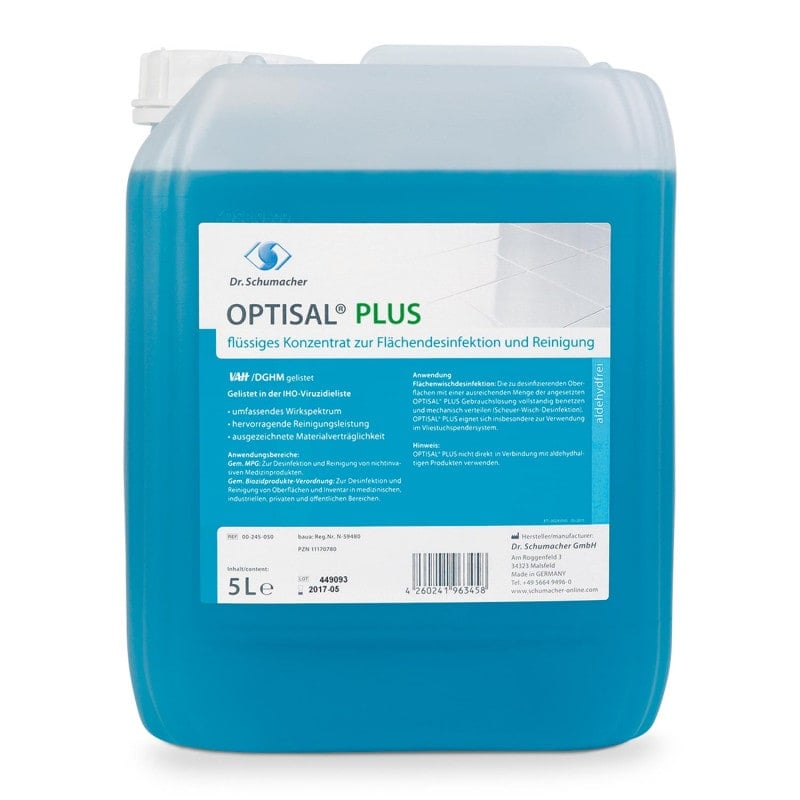 Optisal Plus Disinfectant Cleaner 5 Litre