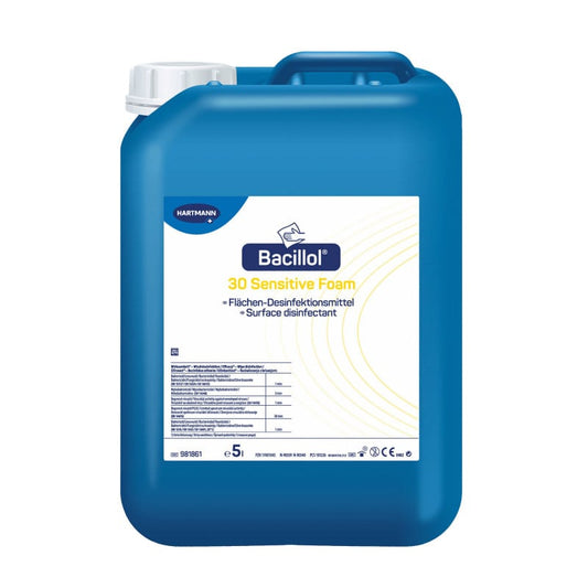 Bacillol 30 Sensitive Foam Surface Disinfectant 5000 ml canister