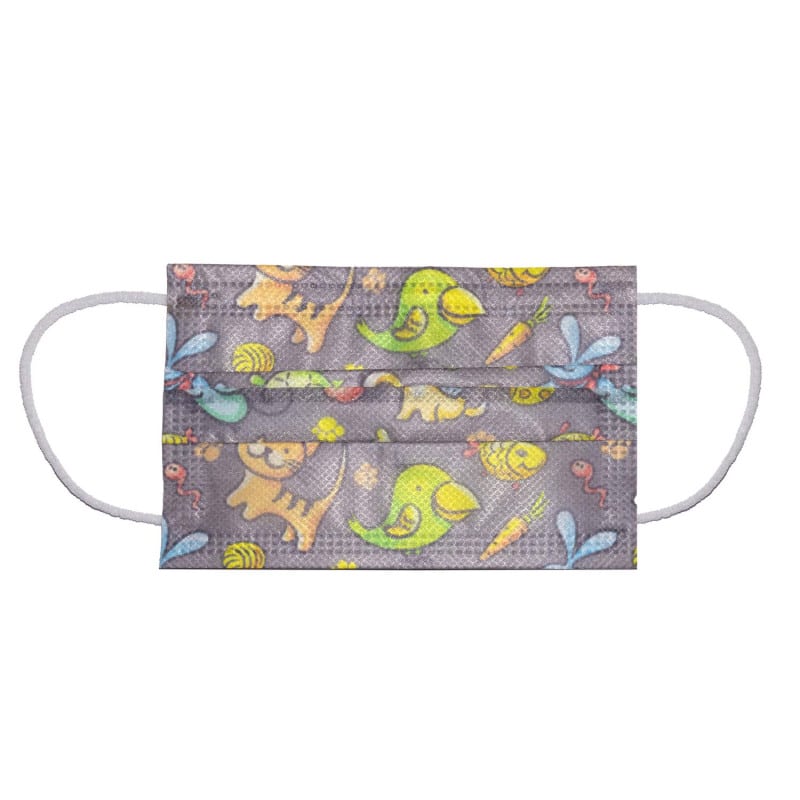 Teqler Face Mask for Children with Design animals