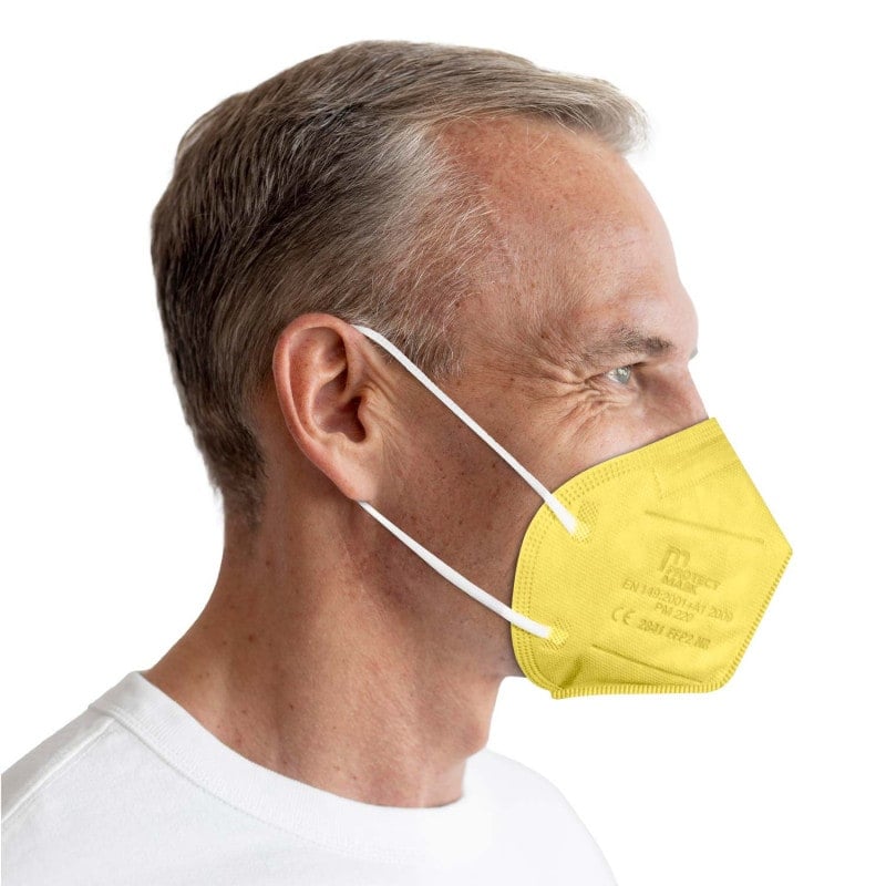 Teqler FFP2 Masks yellow