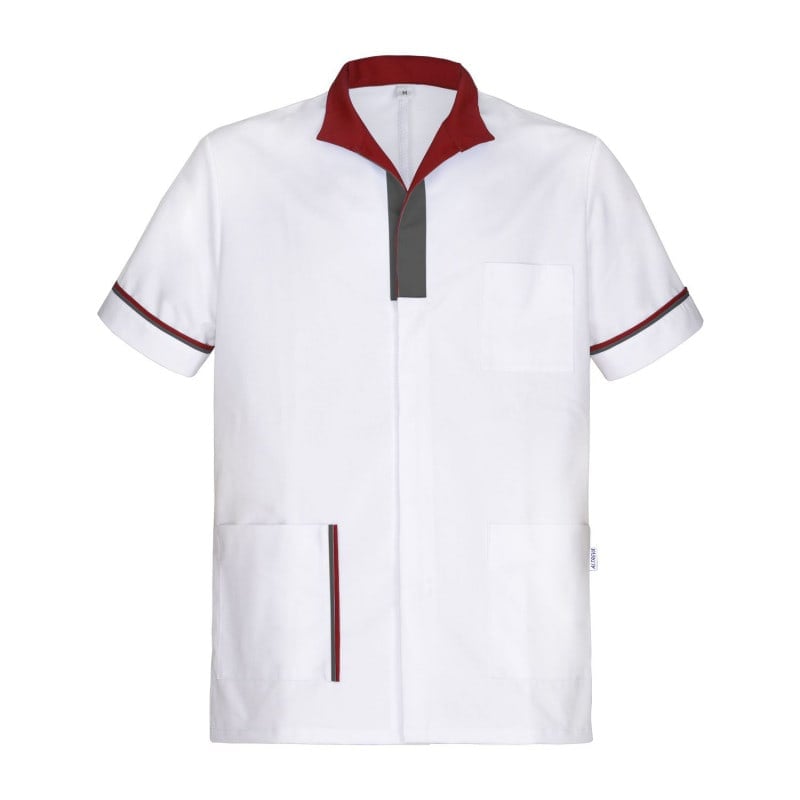 Pegasus Unisex Scrub Top merlot | XL