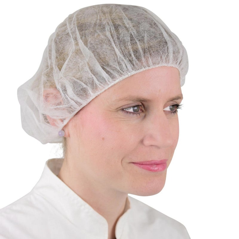 Mob Caps, Bouffant Style white