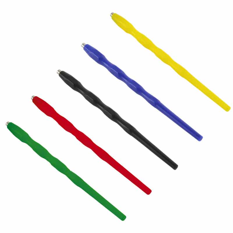 Dental mirror handle, coloured green