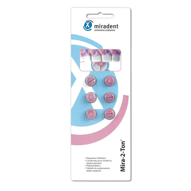 Mira-2-Ton Plaque Disclosing Agent Tablets, 6 pcs.