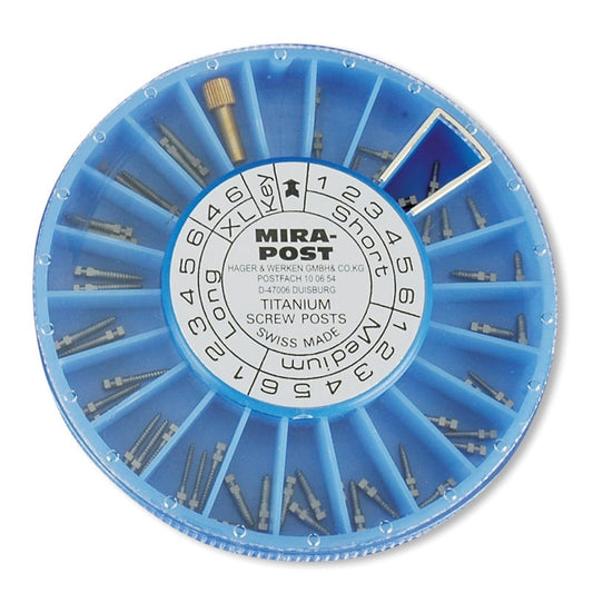 Mira-Post Anchor Titanium, Set of 120