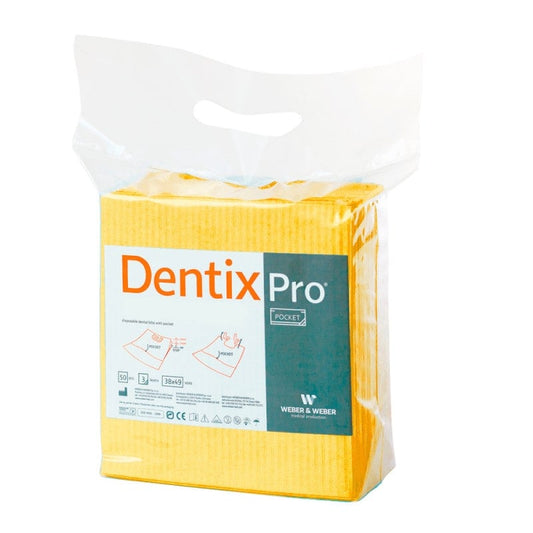 Dentix Pro Dental Bibs yellow
