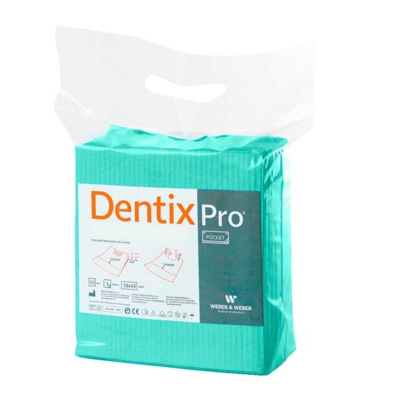 Dentix Pro Dental Bibs green