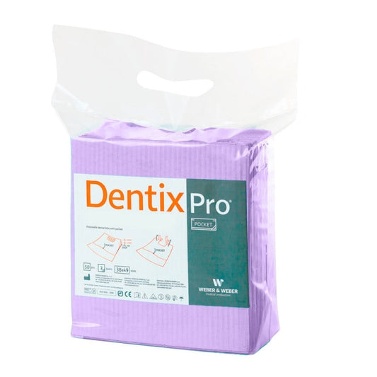 Dentix Pro Dental Bibs purple