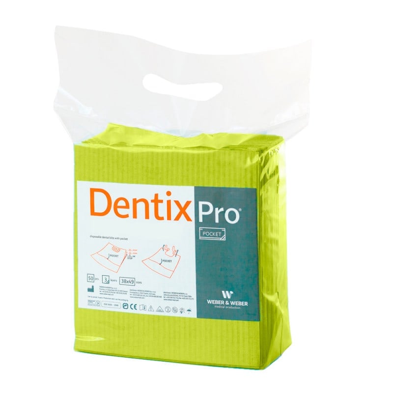 Dentix Pro Dental Bibs lime
