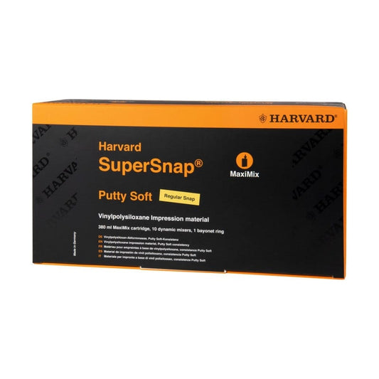 Harvard SuperSnap® Regular Snap Putty Soft, black, MaxiMix cartridge