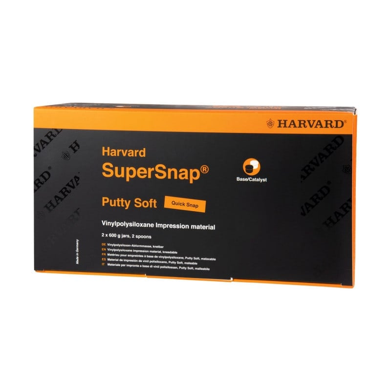 Harvard SuperSnap® Quick Snap Putty soft, black, Handmix can