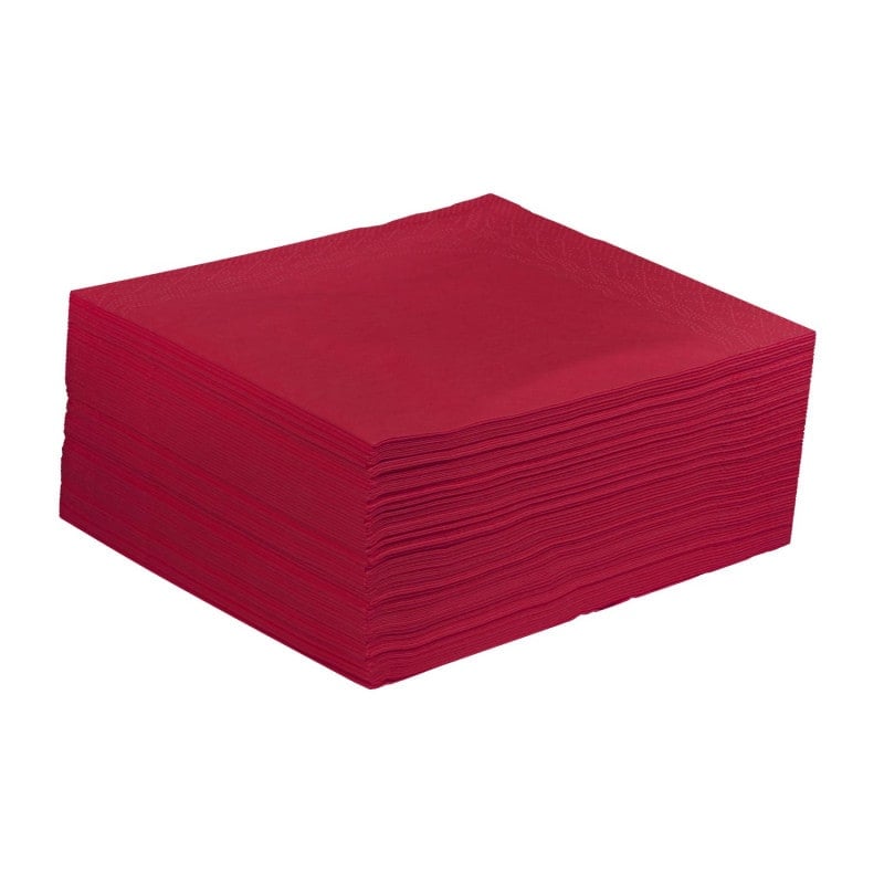 Tork Soft Napkins burgundy | 33 x 33 cm
