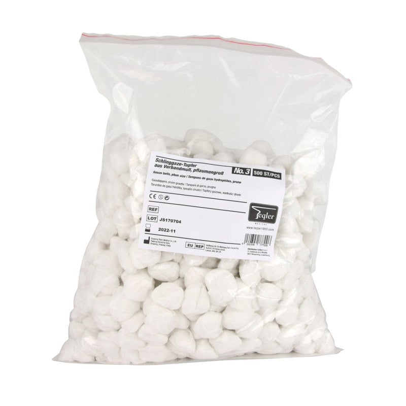 Non-Sterile Gauze Balls plum-size