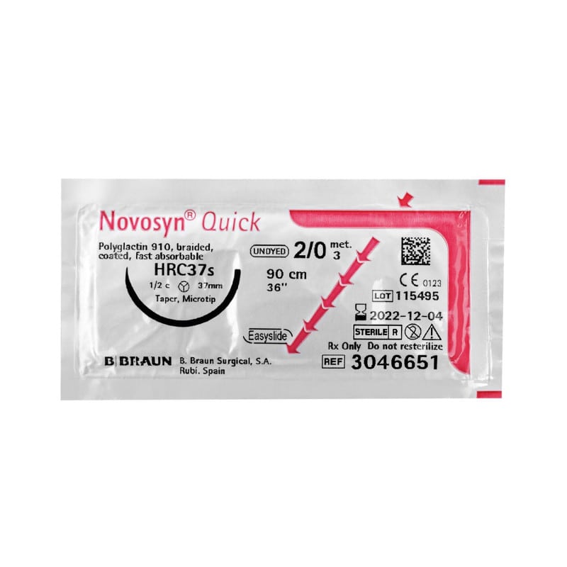 Novosyn® Quick DS 12, 5/0 (1)