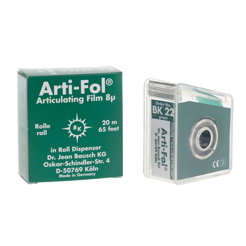 Arti-Fol Articulation Foil green | Dispenser Box