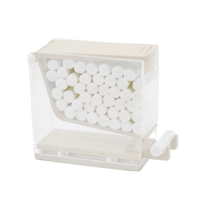 Cotton Roll Dispenser white