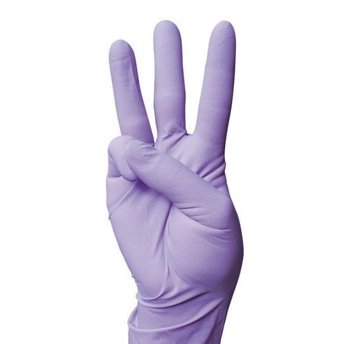 Monoart Latex Gloves purple | S