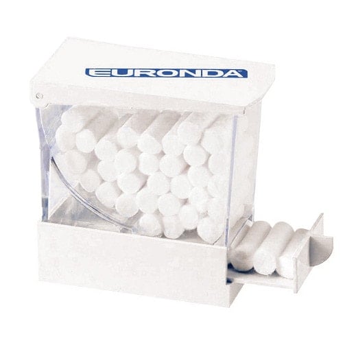 EURONDA Cotton Roll Dispenser white