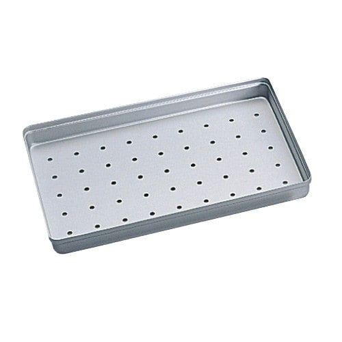 Aluminium standard tray lid perforated