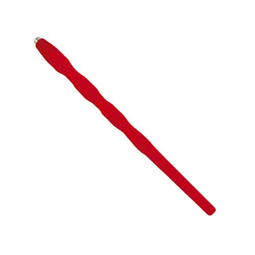 Dental mirror handle, coloured red